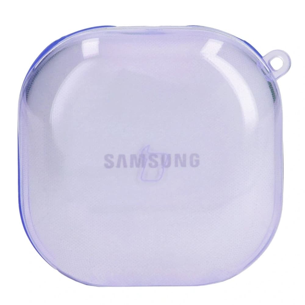 Bizon Case Kopfhörer Clear Samsung Galaxy Buds Live / Pro / Buds2 / Buds2 Pro / Buds FE clear-lila - 2