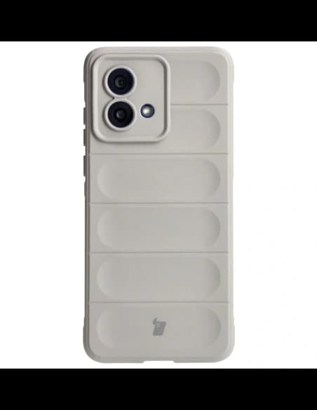 Bizon Case für Motorola Moto G84 5G hellgrau