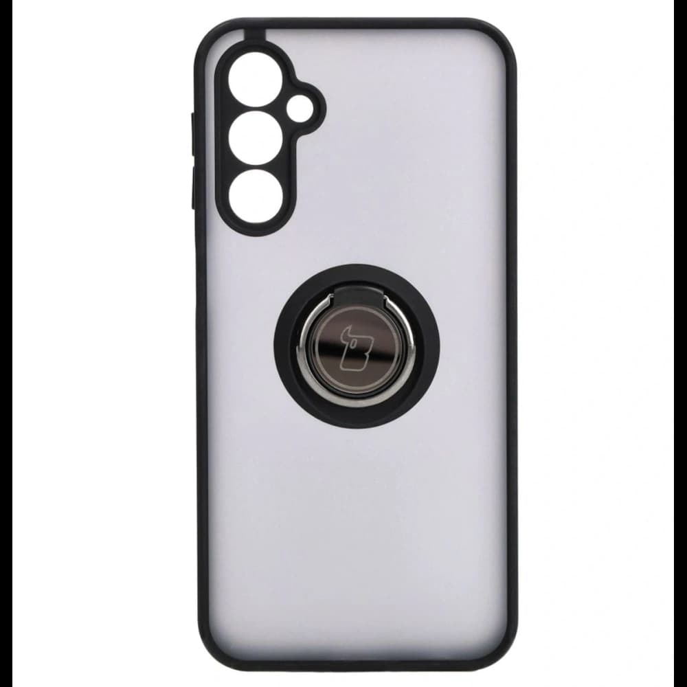 Bizon Case Hybrid Ring Samsung Galaxy M34 5G rauchig mit einem schwarzen Rahmen - 2
