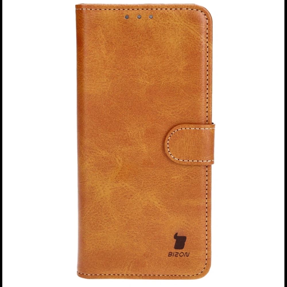 Etui z klapką Bizon Case Pocket do Xiaomi 13T Pro / 13T hnědé - 2