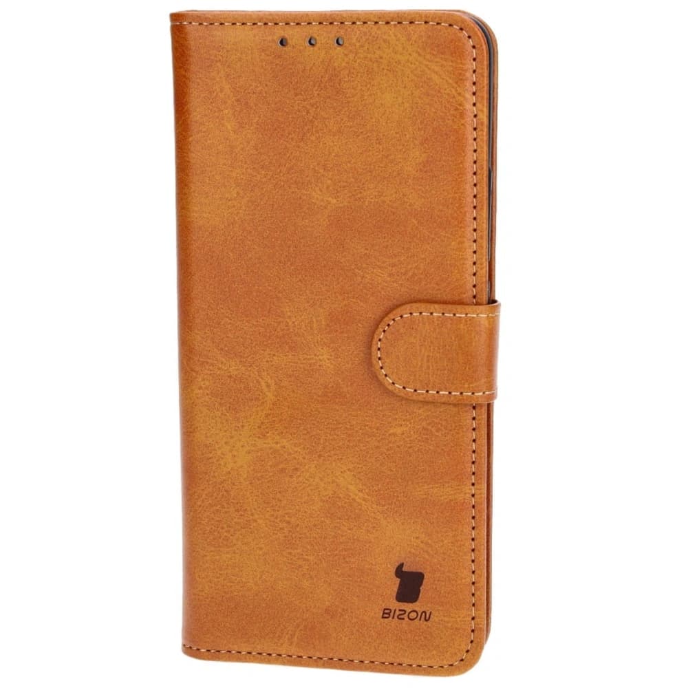 Etui z klapką Bizon Case Pocket do Xiaomi 13T Pro / 13T hnědé - 3