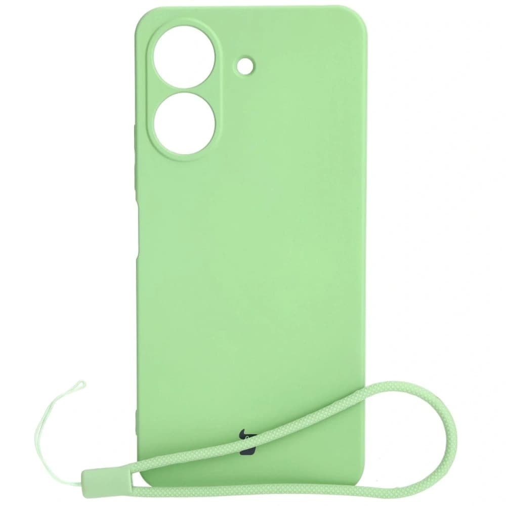 Carcasă de silicon Bizon pentru Redmi 13C / Poco C65 verde deschis - 1