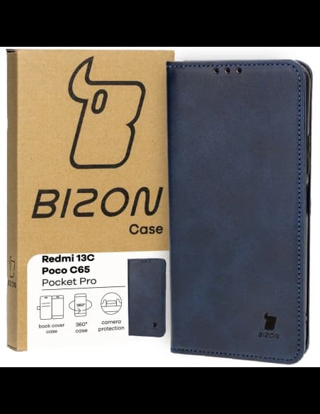 Bizon Case Pocket Pro Xiaomi Redmi 13C / Xiaomi Poco C65 marineblau