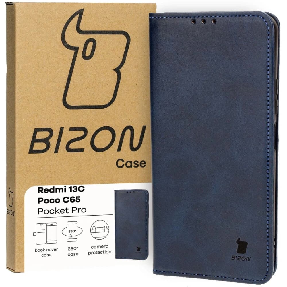 Bizon Case Pocket Pro Xiaomi Redmi 13C / Xiaomi Poco C65 marineblau - 1