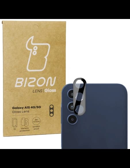 Bizon Glaslinse Samsung Galaxy A15 4G/5G [2 PACK]