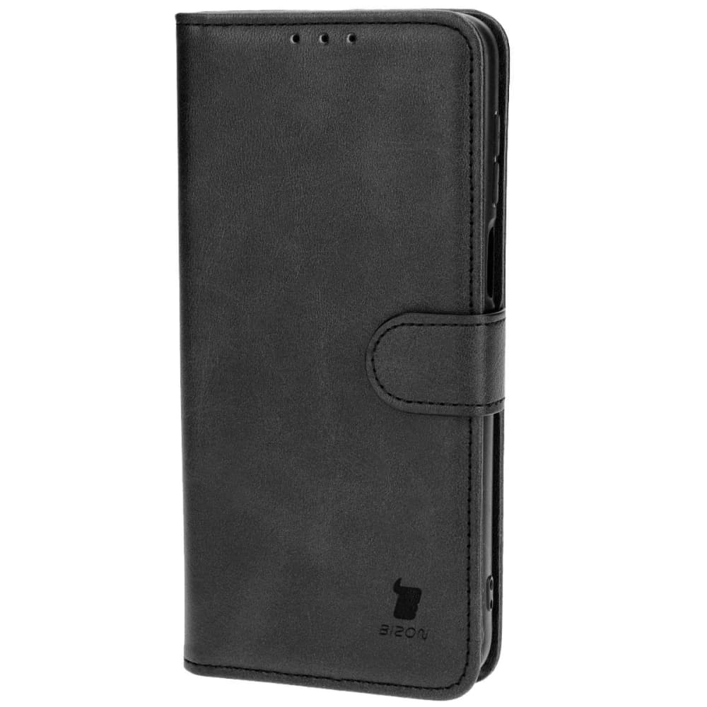 Etui s klopou Bizon Case Pocket pro Motorola Moto G54 5G černé - 3