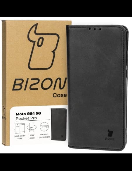 Bizon Case Pocket Pro Motorola Moto G84 5G schwarz