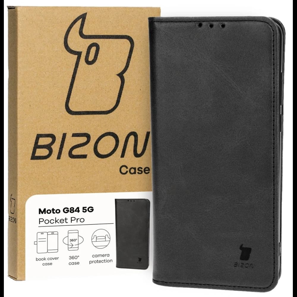 Bizon Case Pocket Pro Motorola Moto G84 5G schwarz - 1