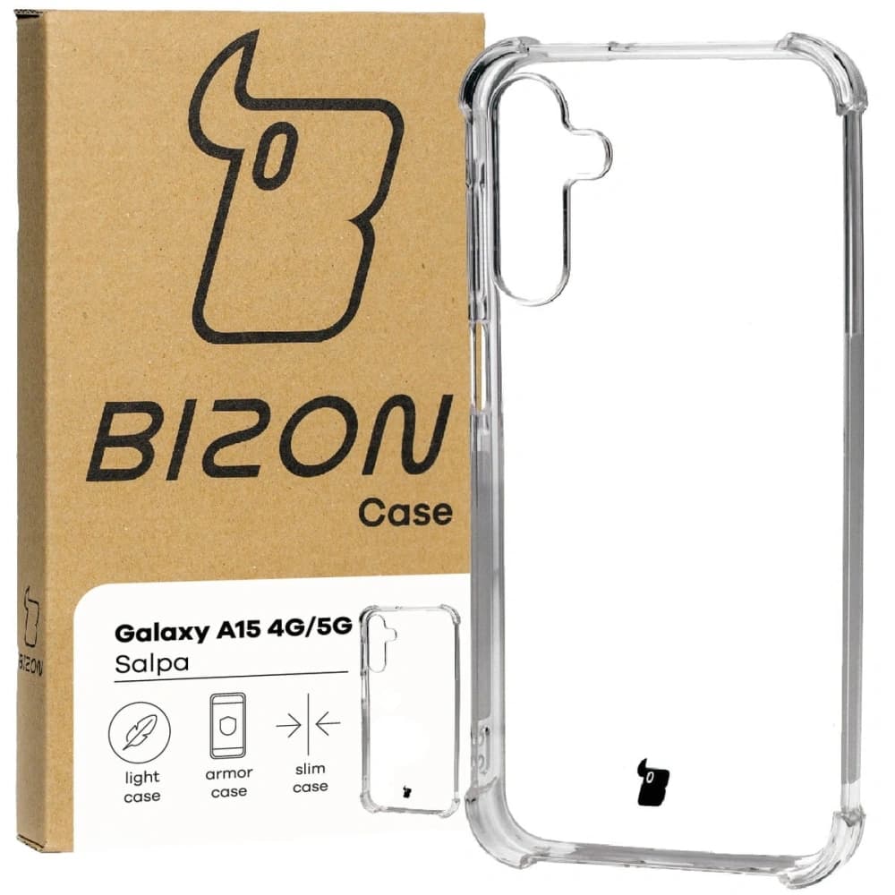 Bizon Case Salpa Samsung Galaxy A15 5G/4G klar - 1