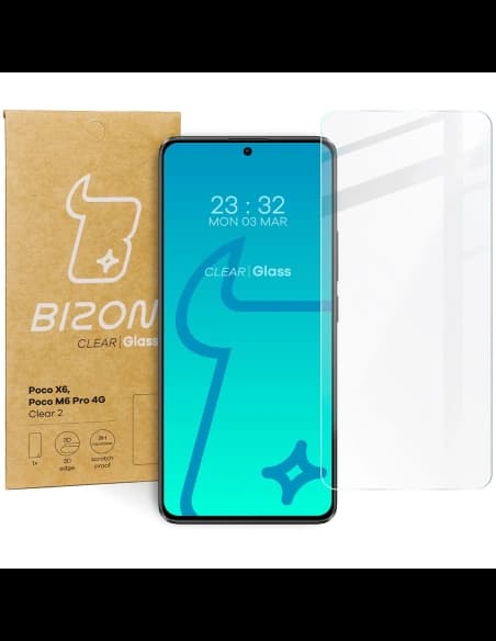 Bizon Glass Clear 2 Poco X6 / Poco M6 Pro 4G / Redmi Note 13 5G / Redmi Note 13 Pro 4G/5G