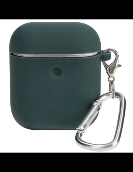 Bizon Case Fülhallgató Szilikon AirPods 1/2 sötét zöld