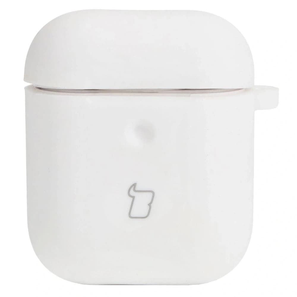Bizon Case Fejhallgató Szilikon AirPods 1/2 fehér - 2