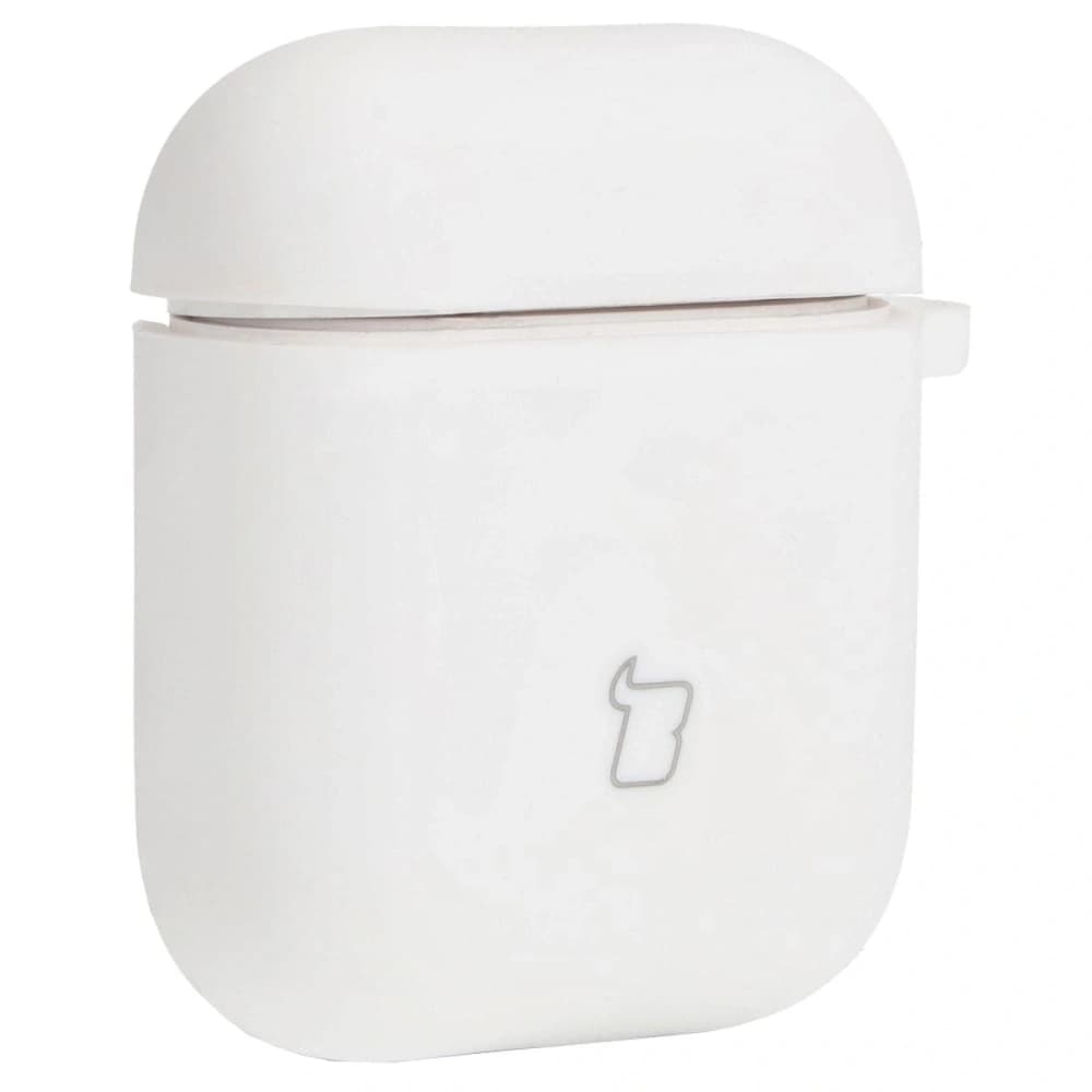 Bizon Case Fejhallgató Szilikon AirPods 1/2 fehér - 4