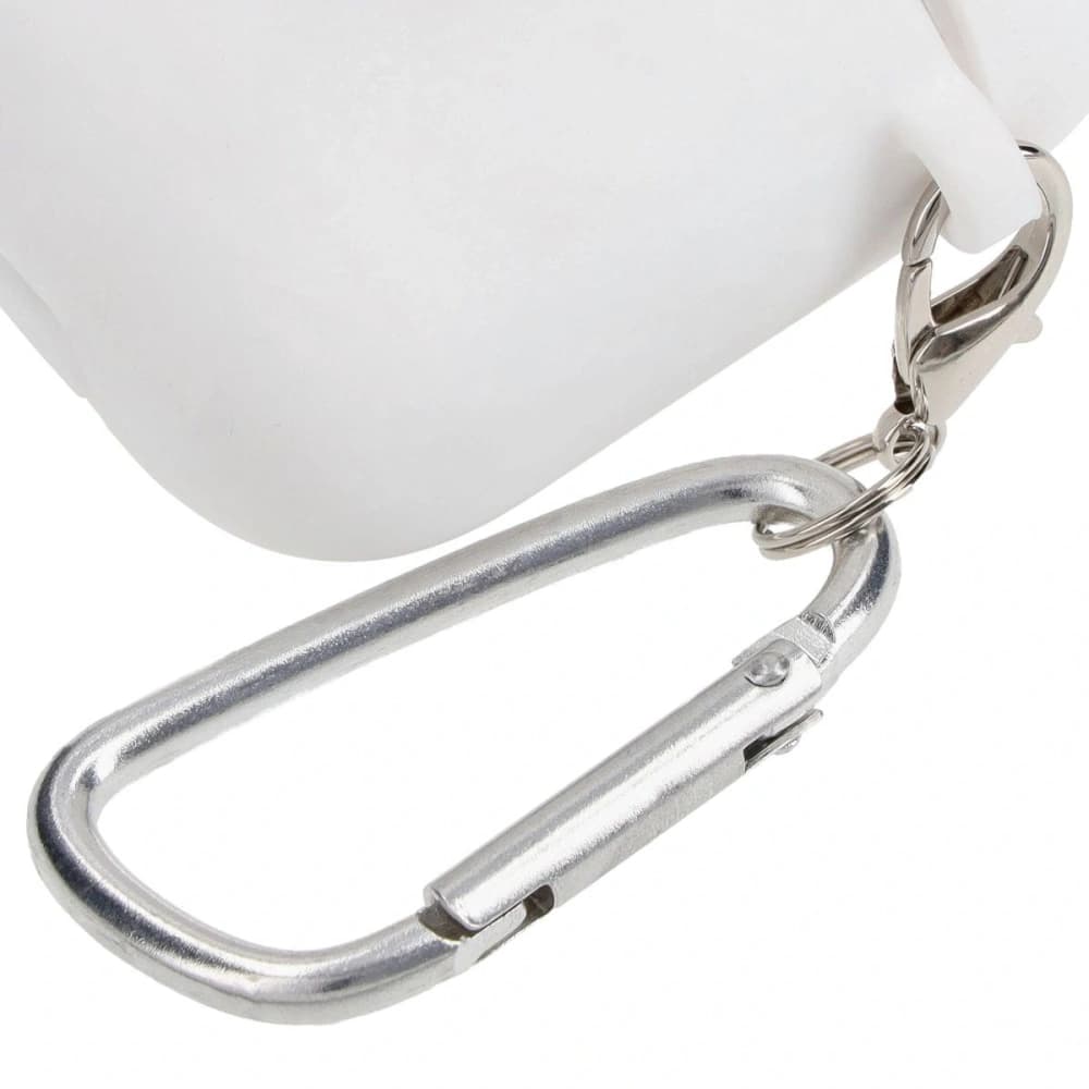 Bizon Case Fejhallgató Szilikon AirPods 1/2 fehér - 5