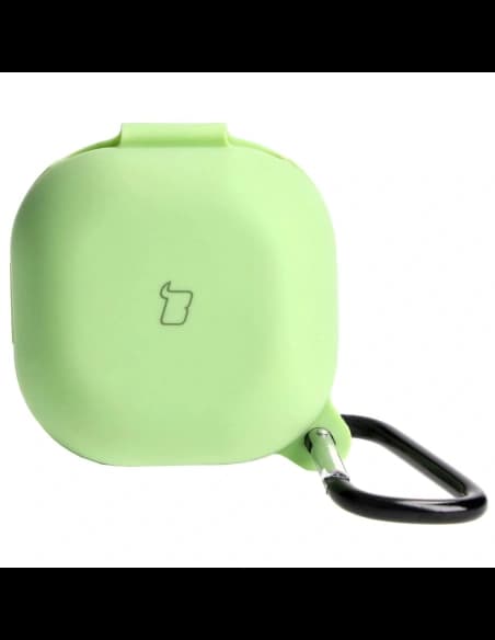Bizon Case Headphone Silicone Samsung Galaxy Buds Live / Pro / Buds2 / Buds2 Pro / Buds FE green
