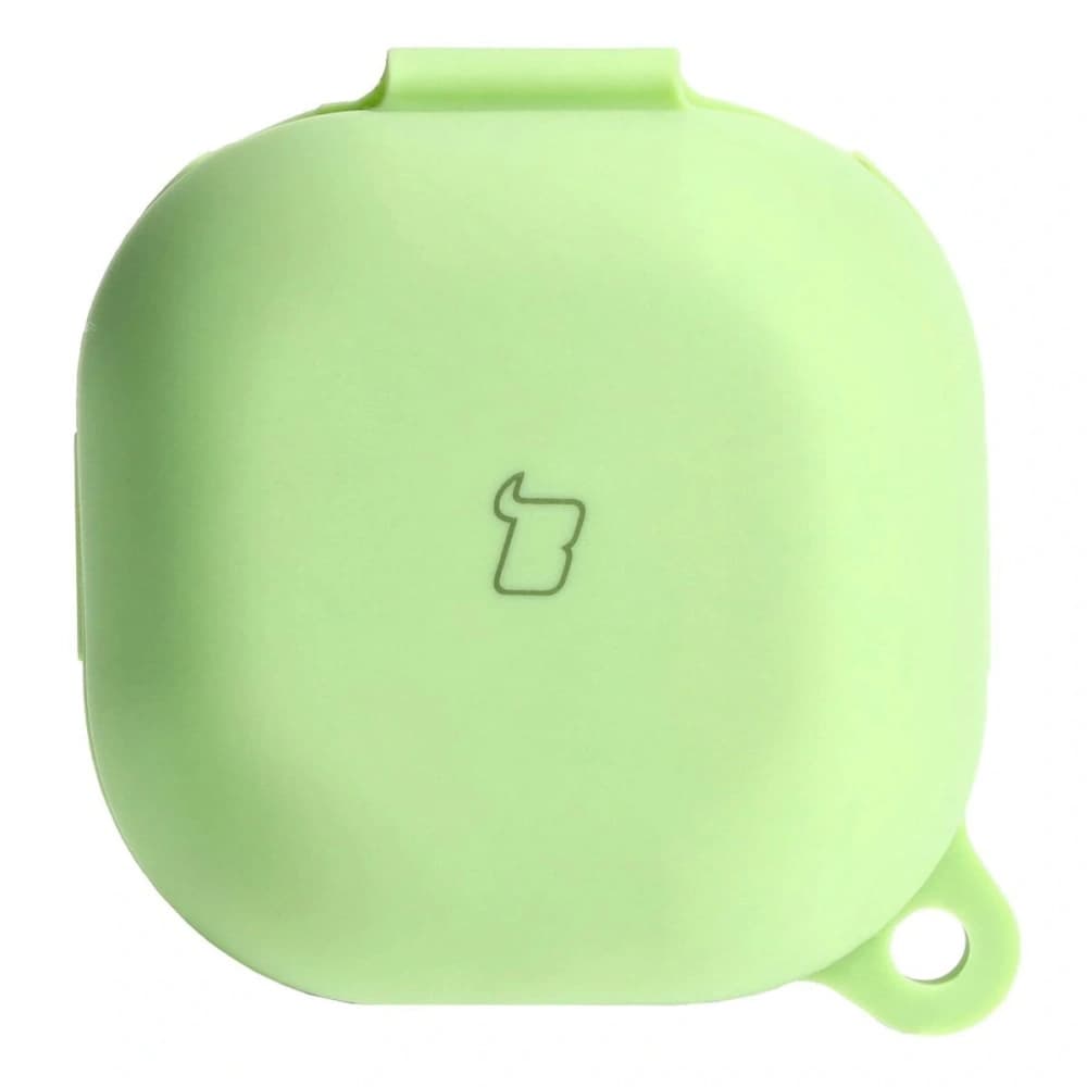 Etui Bizon Case Headphone Silicone do Samsung Galaxy Buds Live / Pro / Buds2 / Buds2 Pro / Buds FE zelené - 2