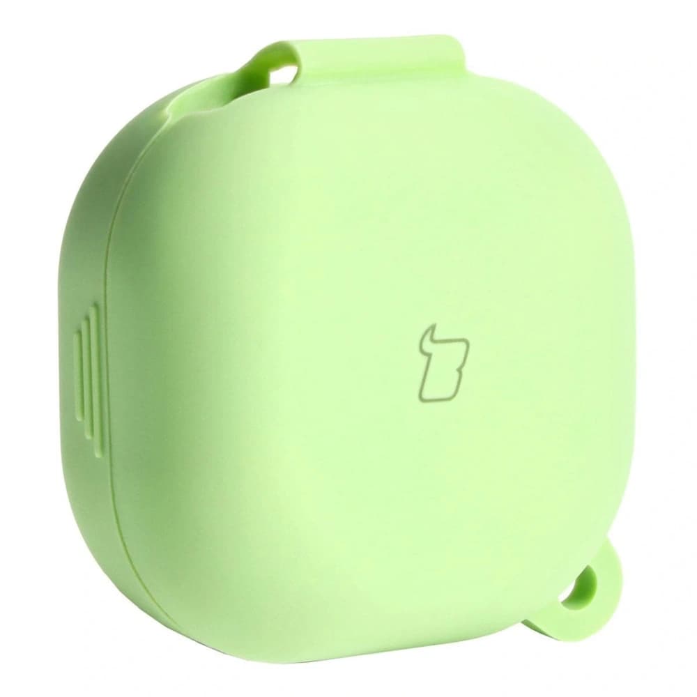 Etui Bizon Case Headphone Silicone do Samsung Galaxy Buds Live / Pro / Buds2 / Buds2 Pro / Buds FE zelené - 4