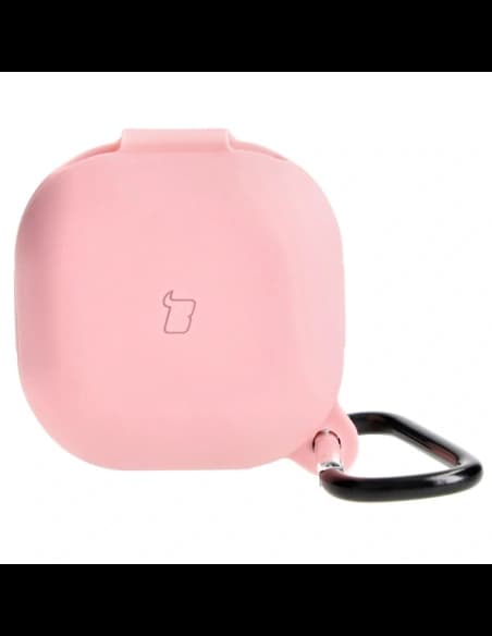 Bizon Case Headphone Silicone Samsung Galaxy Buds Live / Pro / Buds2 / Buds2 Pro / Buds FE pink