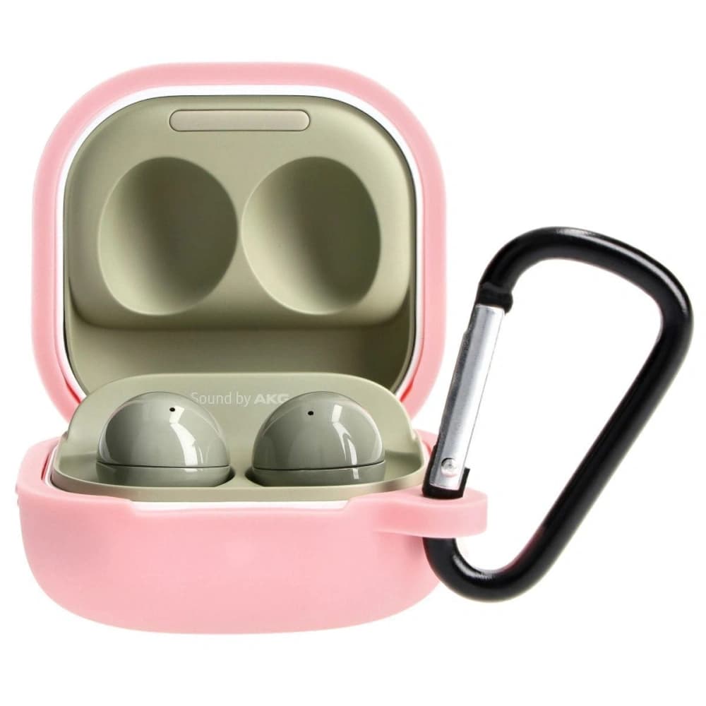 Caz de căști din silicon Bizon Samsung Galaxy Buds Live / Pro / Buds2 / Buds2 Pro / Buds FE roz - 3