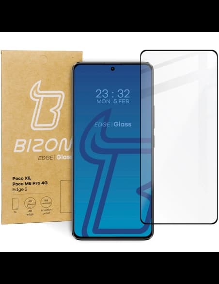 Bizon Glass Edge 2 Xiaomi Poco X6 / Poco M6 Pro 4G / Redmi Note 13 5G / Redmi Note 13 Pro 4G/5G