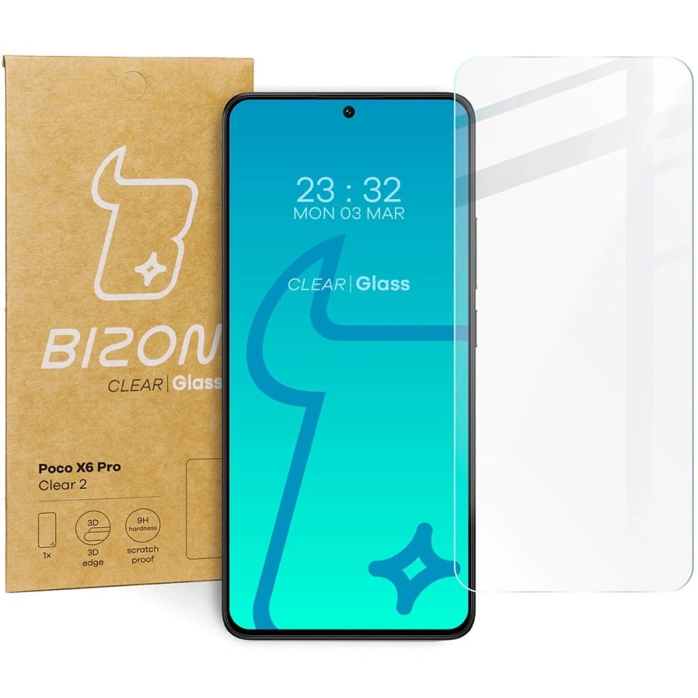 Bizon Glass Clear 2 Xiaomi Poco X6 Pro - 1