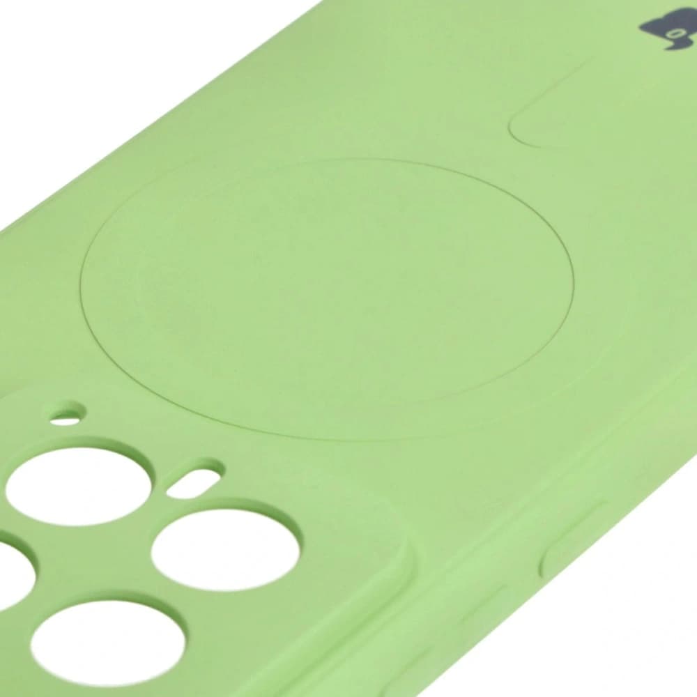 Bizon Case Silicone Magnetic Sq Xiaomi 14 verde deschis - 5