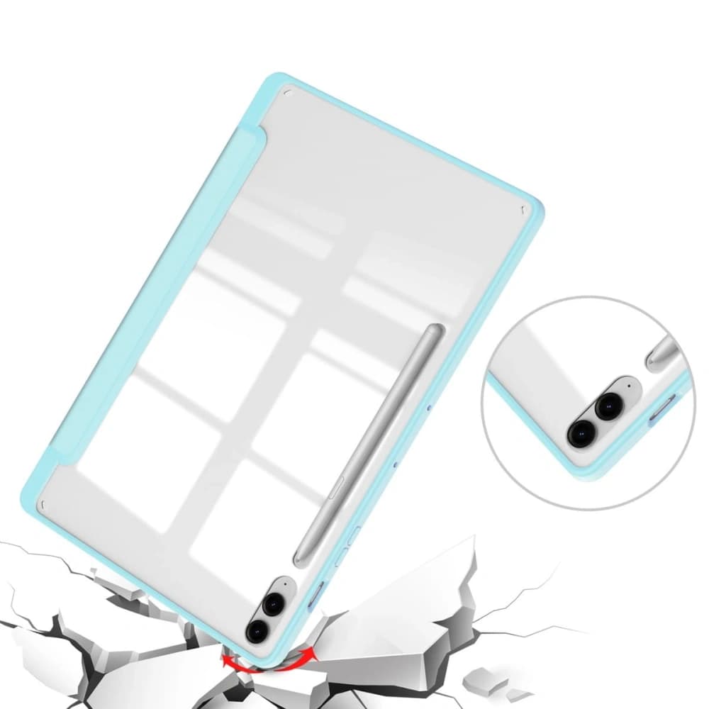 Bizon Case Tab Clear Matt Samsung Galaxy Tab S9 FE Plus albastru - 6