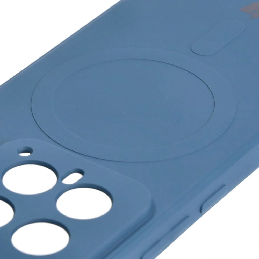 Bizon Case Silikon Magnetic Sq Xiaomi 14 marineblau - 5