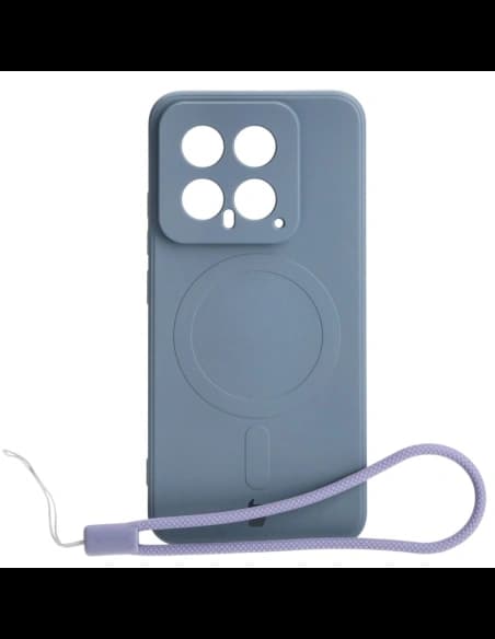 Bizon Case Silicone Magnetic Sq Xiaomi 14 grey