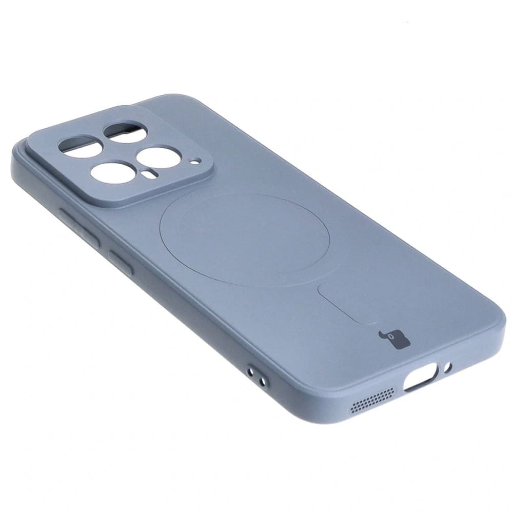 Bizon Case Silicone Magnetic Sq Xiaomi 14 grey - 4