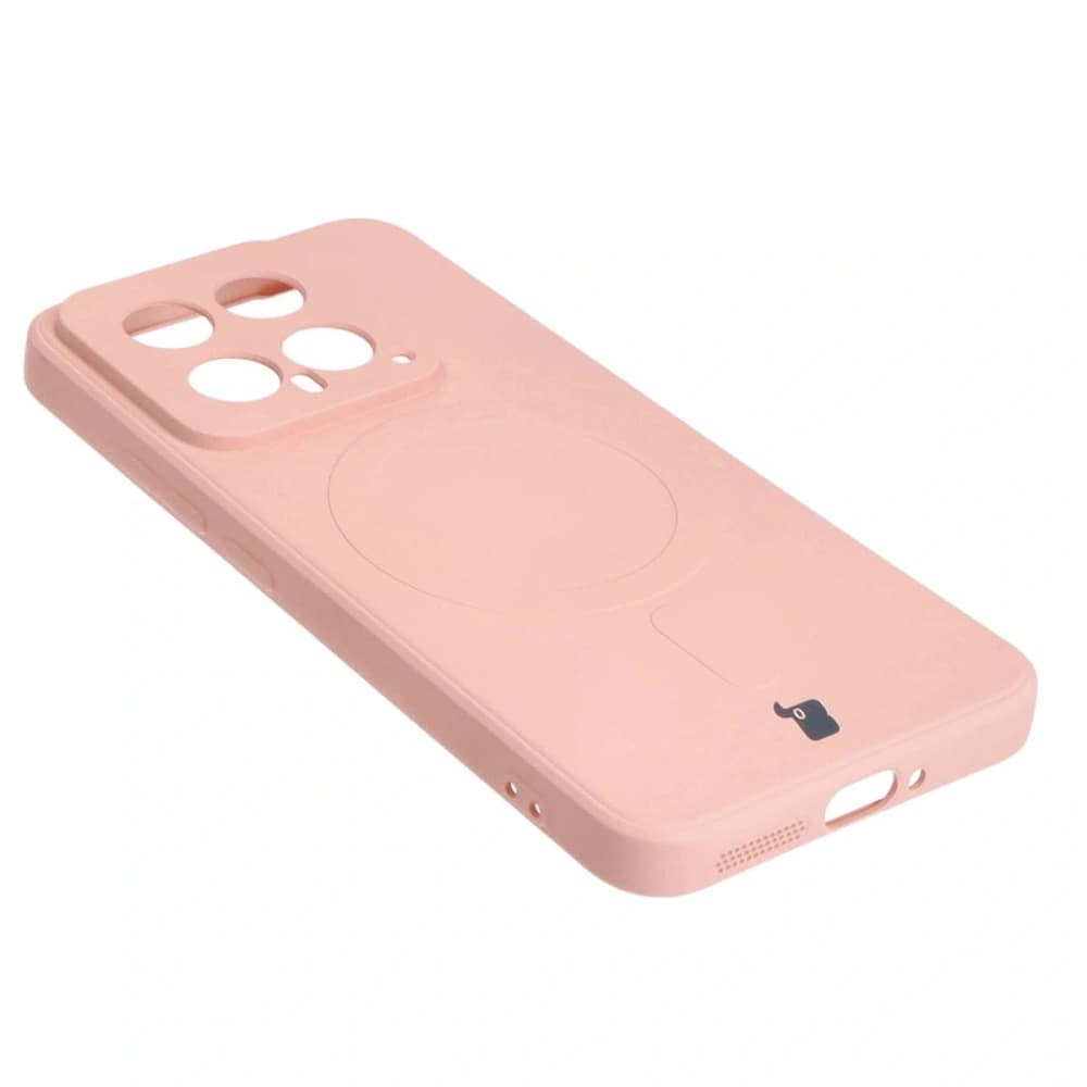 Bizon Case Silicone Magnetic Sq Xiaomi 14 light pink - 4