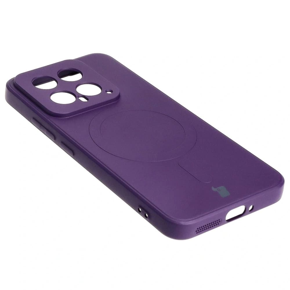 Bizon Case Silicone Magnetic Sq Xiaomi 14 plum - 4