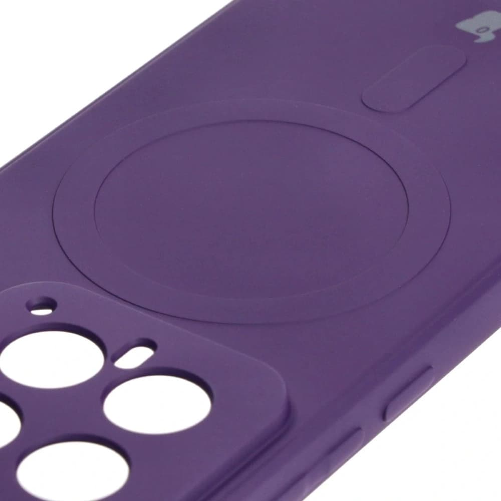 Bizon Case Silicone Magnetic Sq Xiaomi 14 plum - 5
