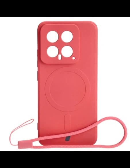 Bizon Case Silicone Magnetic Sq Xiaomi 14 dirty pink