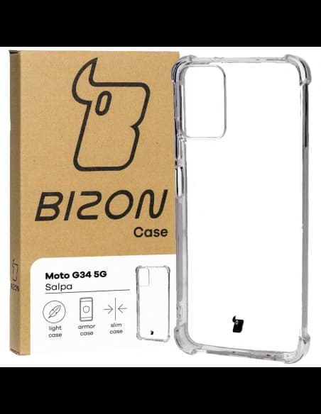 Bizon Case Salpa Motorola Moto G34 5G átlátszó
