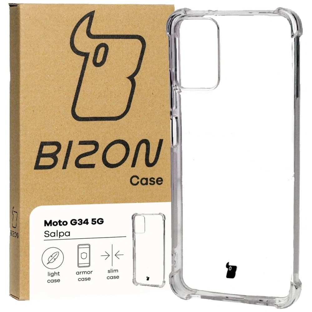 Bizon Case Salpa Motorola Moto G34 5G átlátszó - 1