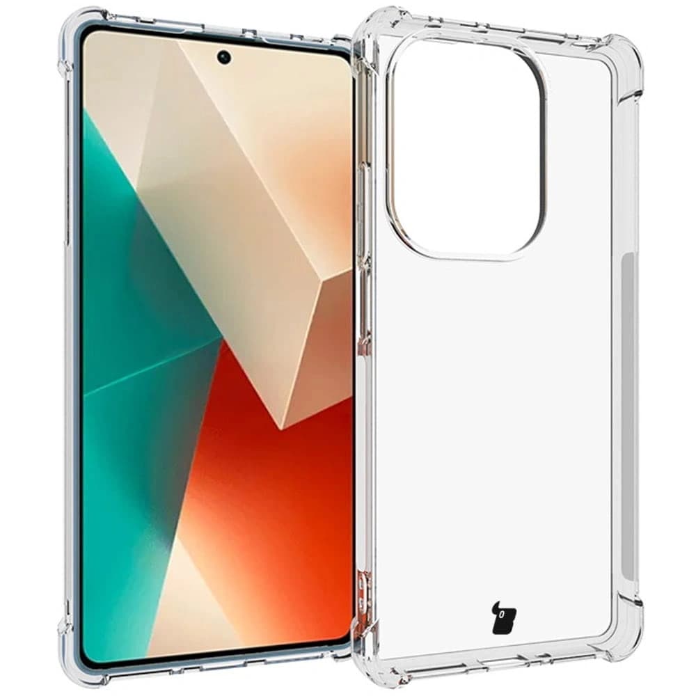 Elastické pouzdro Bizon Case Salpa pro Xiaomi Poco M6 Pro 4G / Xiaomi Redmi Note 13 Pro 4G průhledné - 3