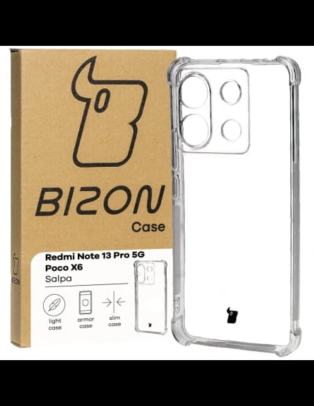 Bizon Case Salpa Xiaomi Poco X6 / Xiaomi Redmi Note 13 Pro 5G clar