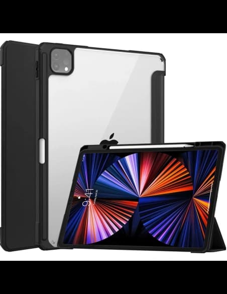 Bizon Case Tab Clear Matt Apple iPad Pro 12.9 2022/2021/2018 negru