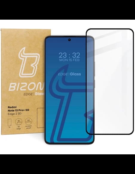 Sklo tvrzené BIZON Glass Edge 2 3D pro Xiaomi Redmi Note 13 Pro Plus 5G