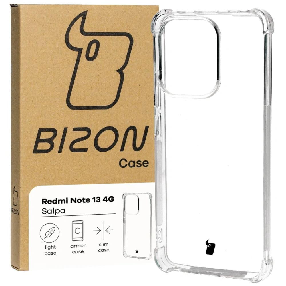 Bizon Case Salpa Xiaomi Redmi Note 13 4G átlátszó - 1