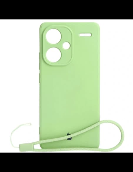 Etui Bizon Case Silicone Sq do Xiaomi Redmi Note 13 Pro+ 5G jasně zelené