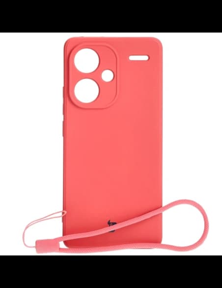 Etui Bizon Case Silicone Sq do Xiaomi Redmi Note 13 Pro+ 5G špinavá růžová