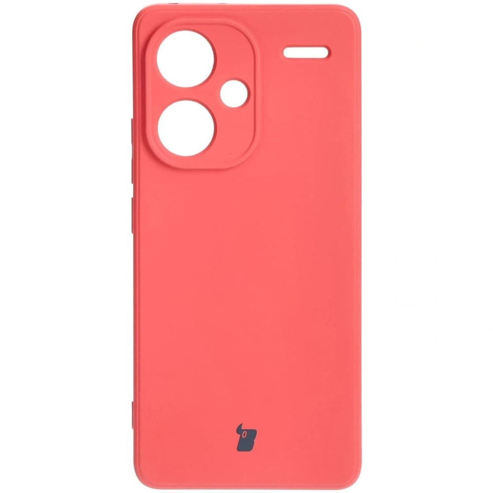 Etui Bizon Case Silicone Sq do Xiaomi Redmi Note 13 Pro+ 5G špinavá růžová - 2