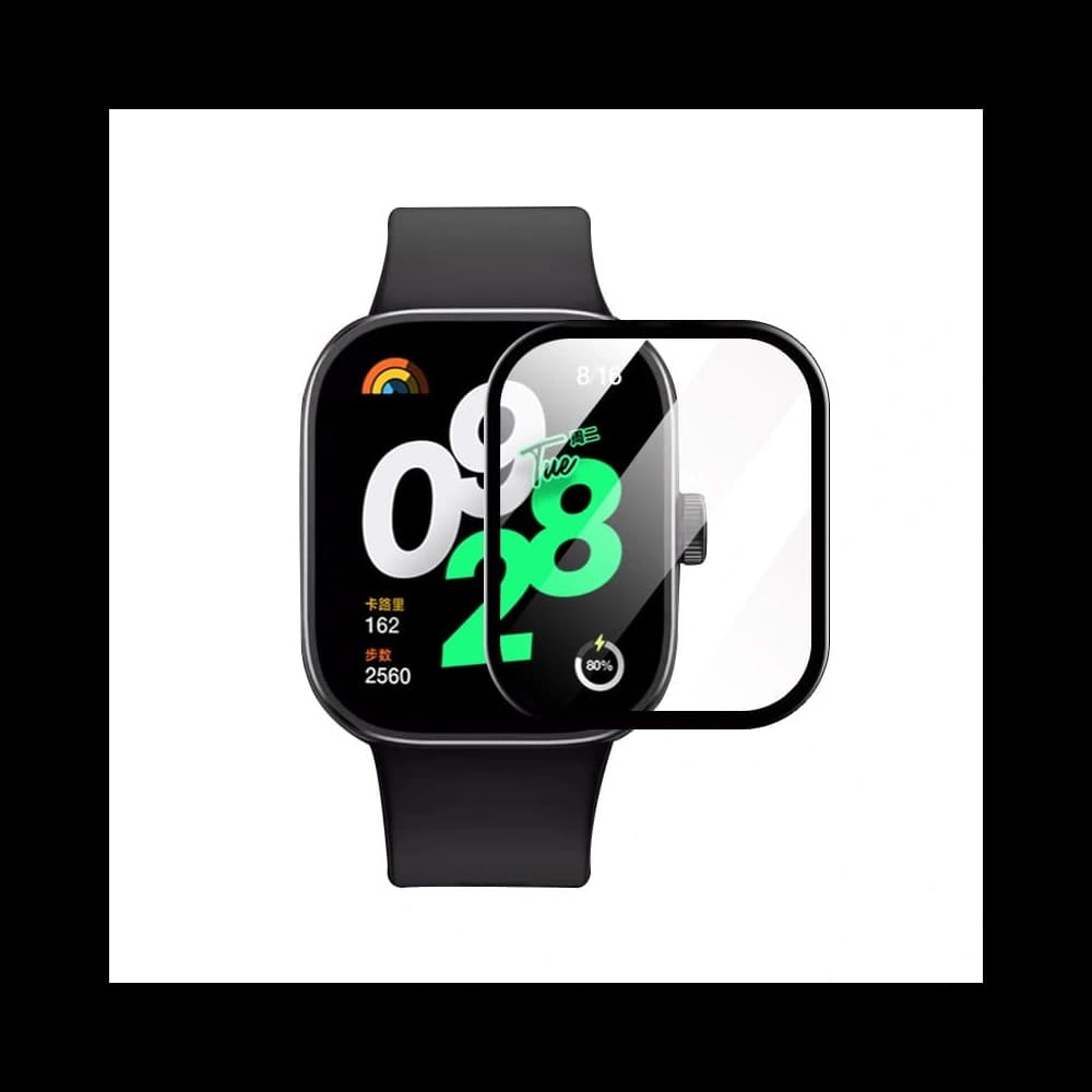 Bizon Glass Watch Edge Hybrid Redmi Watch 4 black - 2