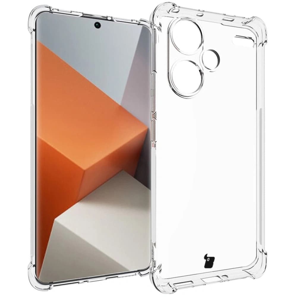 Elastické pouzdro Bizon Case Salpa pro Xiaomi Redmi Note 13 Pro+ 5G průhledné - 3