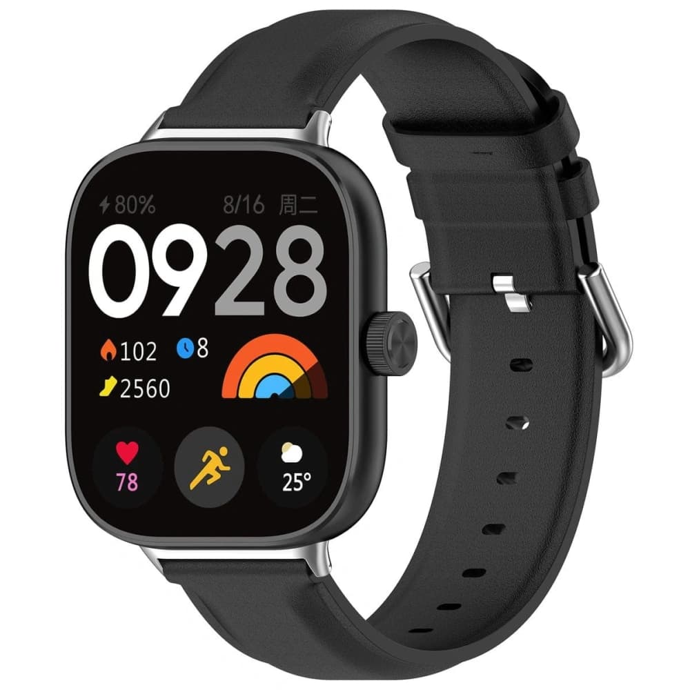 Bizon Armbanduhr Casual Redmi Watch 4 / Xiaomi Smart Band 9 Pro / 8 Pro schwarz - 1
