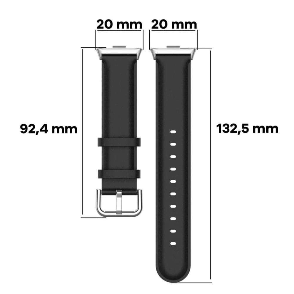 Bizon Armbanduhr Casual Redmi Watch 4 / Xiaomi Smart Band 9 Pro / 8 Pro schwarz - 2