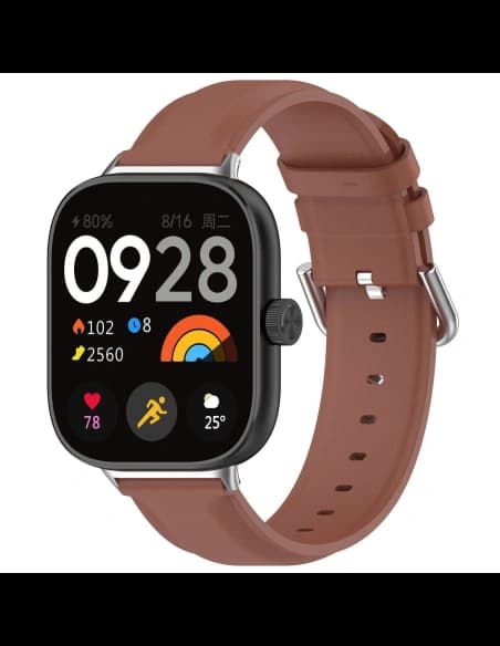 Bizon Strap Watch Casual Redmi Watch 4 / Xiaomi Smart Band 9 Pro / 8 Pro brown