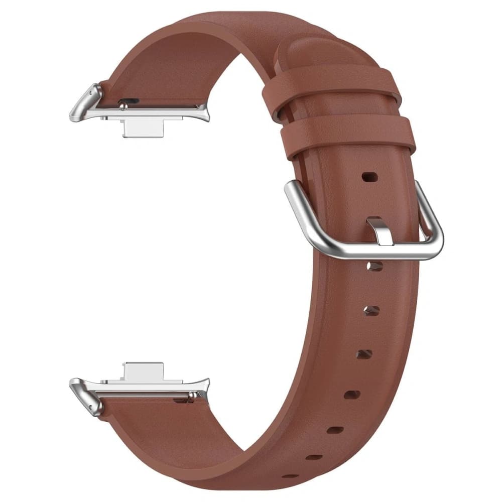Pasek Bizon Strap Hodinky Casual do Redmi Watch 4 / Xiaomi Smart Band 9 Pro / 8 Pro hnědý - 5